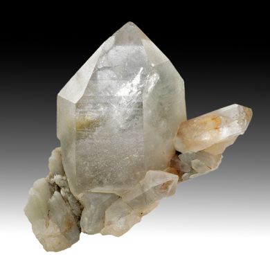 Quartz with Riebeckite inclusions