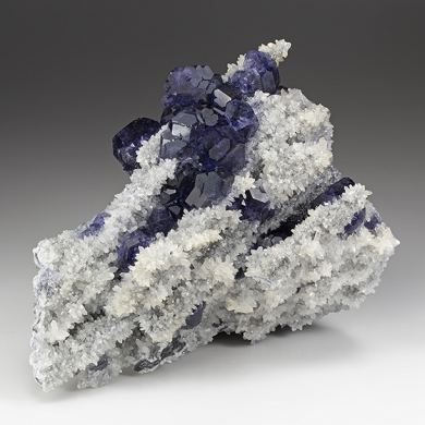 Fluorite with Quartz