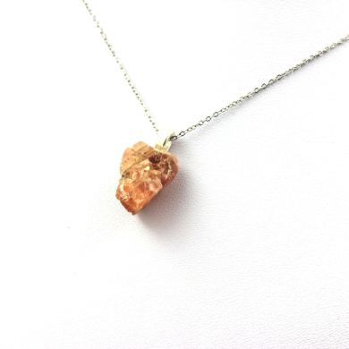 Raw Fluorite necklace. 23.96 ct.