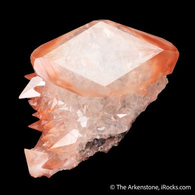 Calcite included by Hematite