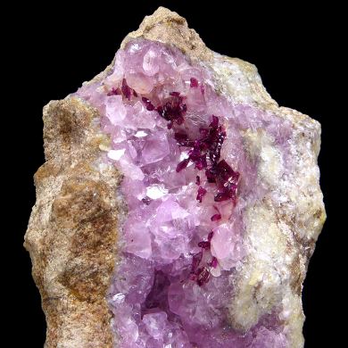 Roselite, calcite var. cobaltoan