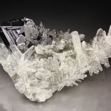 skeletal GALENA, QUARTZ var. JAPAN LAW TWIN