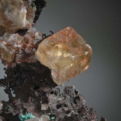 Copper with and in Calcite