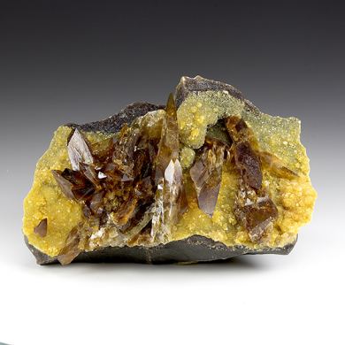 Barite with Calcite