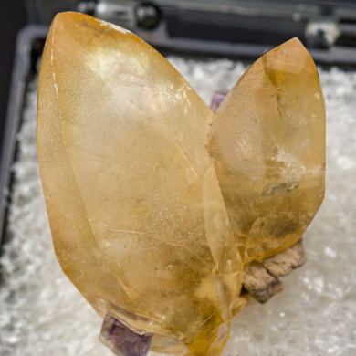Calcite with Fluorite
