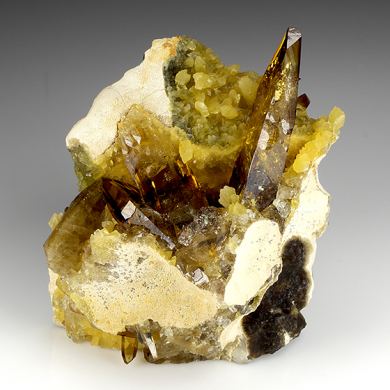 Barite with Calcite
