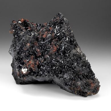 Gaudefroyite with Andradite, Hausmannite