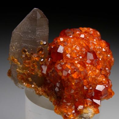 Spessartine with Quartz