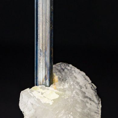 Calcite on Stibnite