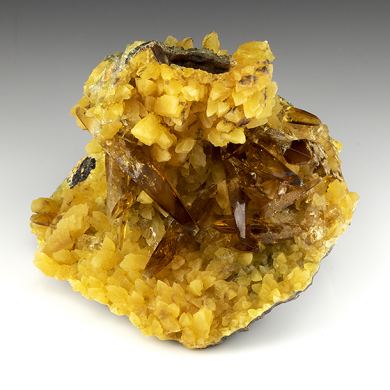 Barite with Calcite