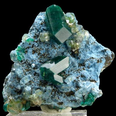 Dioptase, chrysocolla