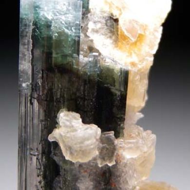 Topaz on Elbaite