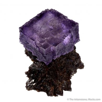 Fluorite on Sphalerite