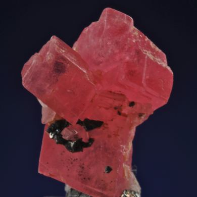 Rhodochrosite with minor Sphalerite, Pyrite, Quartz