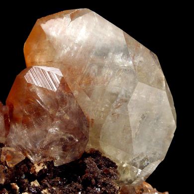Calcite, hematite