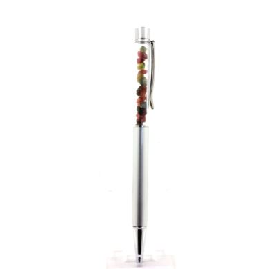 Raw multicolor Tourmaline mineral pen Zambia.