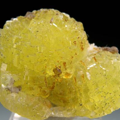 Chabazite on Prehnite on Tanzanite