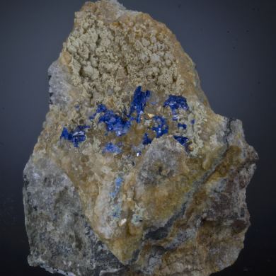 Linarite with Anglesite, Brochantite, Gearksutite etc.