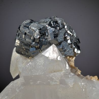 Bournonite on Quartz