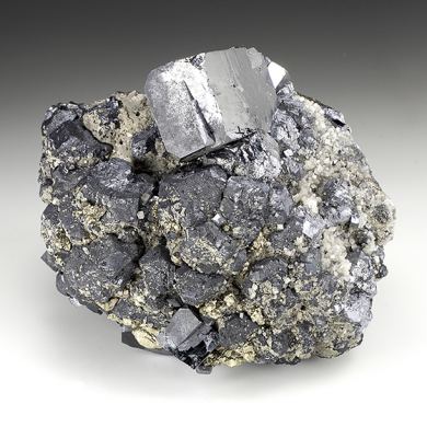 Galena with Pyrite, Dolomite