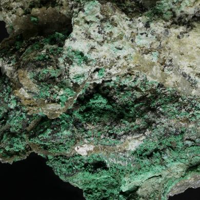Calcite and Malachite