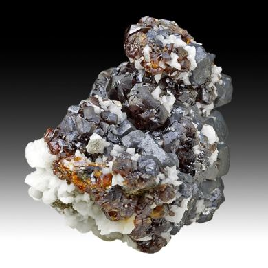 Sphalerite with Calcite