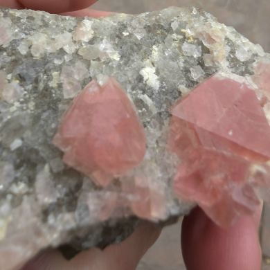 Fluorite on Quartz