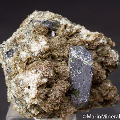 Galena over Arsenopyrite on Muscovite