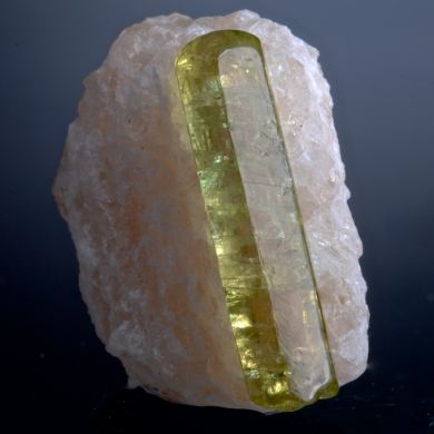 Apatite- gem clear in Calcite