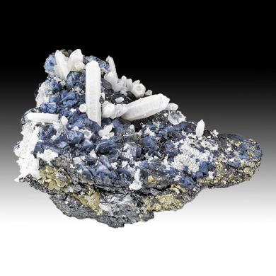Sphalerite with Quartz, Galena