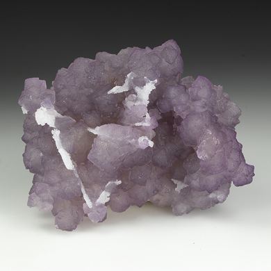 Fluorite on Quartz after Calcite
