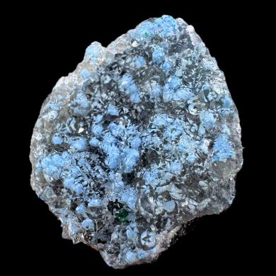 Plancheite, quartz