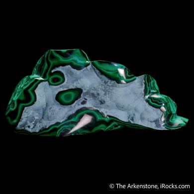 Malachite freeform carving (circa 1890s)