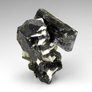 Epidote with Stilbite