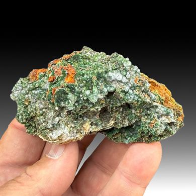 Adamite with Calcite