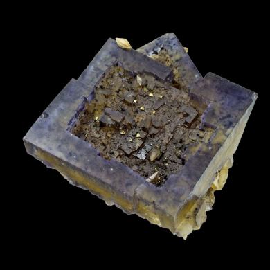 Fluorite With Strong Secondary Growth