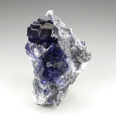 Fluorite with Quartz