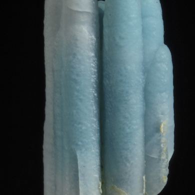 Chrysocolla stalactites - coated by Quartz