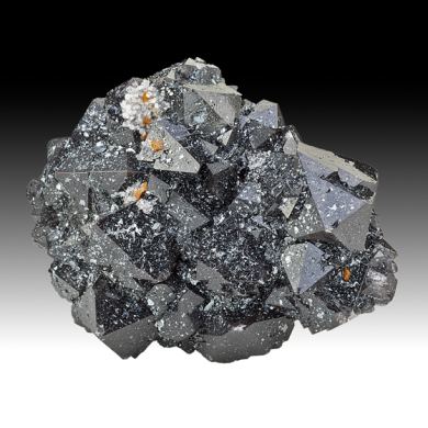 Quartz with Hematite, Calcite