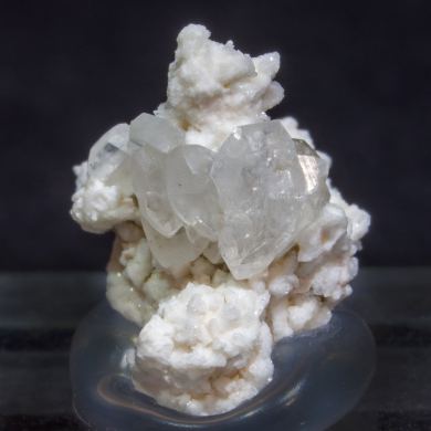 Stokesite on Microcline with Albite