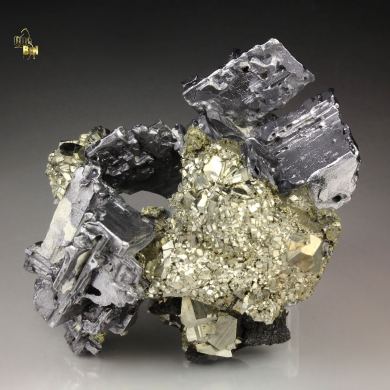 skeletal GALENA, PYRITE