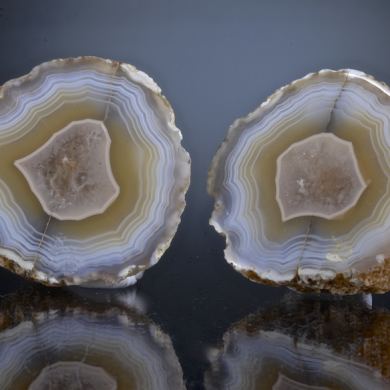 Agate nodule - (Laguna) - polished pair