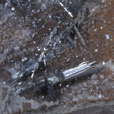 Polianite (Pyrolusite pseudo after Manganite)