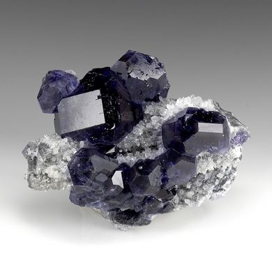 Fluorite with Quartz