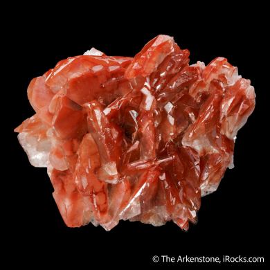 Calcite included by Hematite