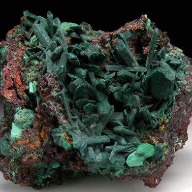 Malachite after Azurite