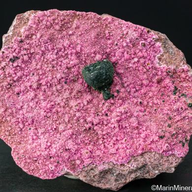 Kolwezite on Cobaltian Calcite