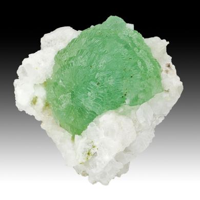 Prehnite with Calcite