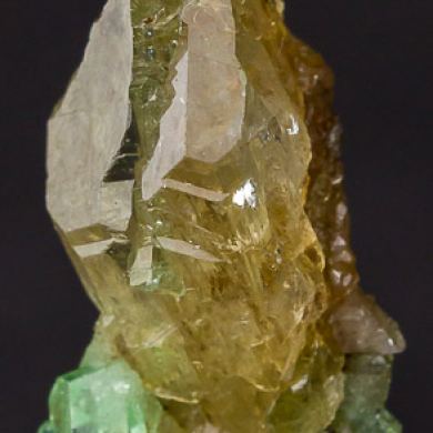 Diopside with Tsavorite