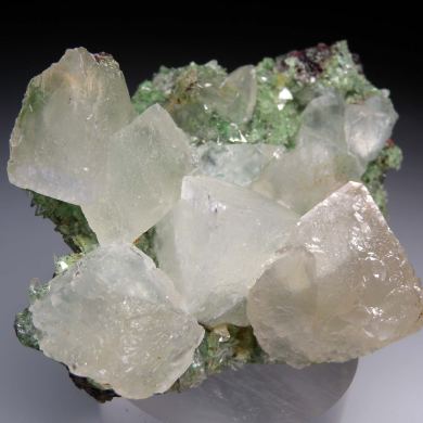 Calcite on Conichalcite